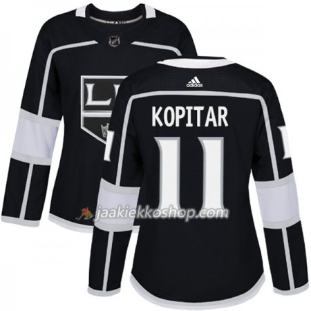 Nainen NHL Los Angeles Kings Pelipaita Anze Kopitar 11 Adidas 2017-2018 Musta Authentic